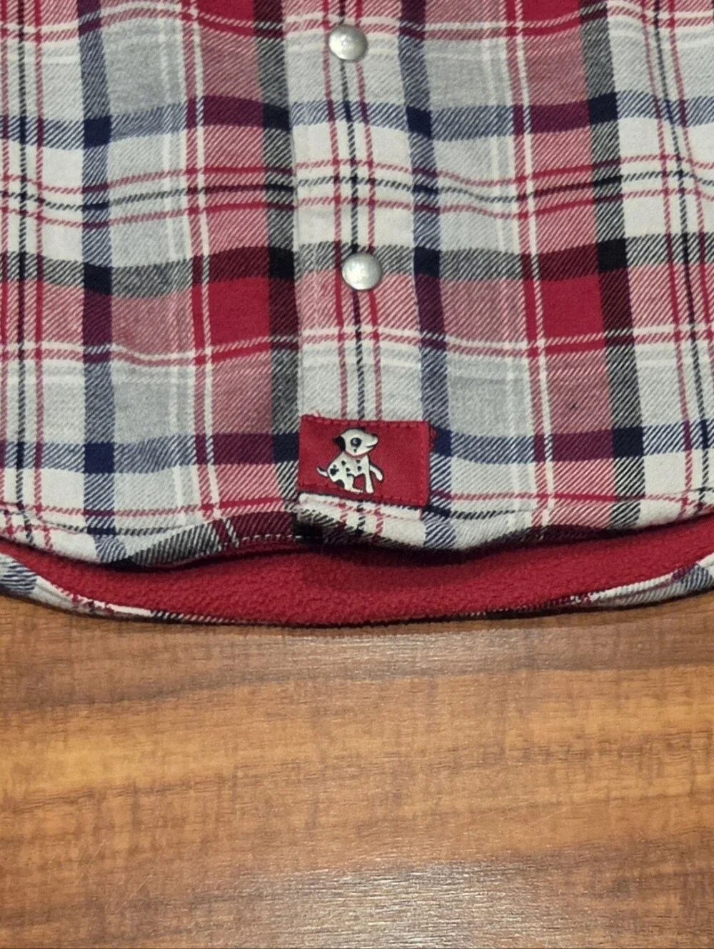Gymboree EUC 18-24 Months Gray/Red Fleece Lined Shacket